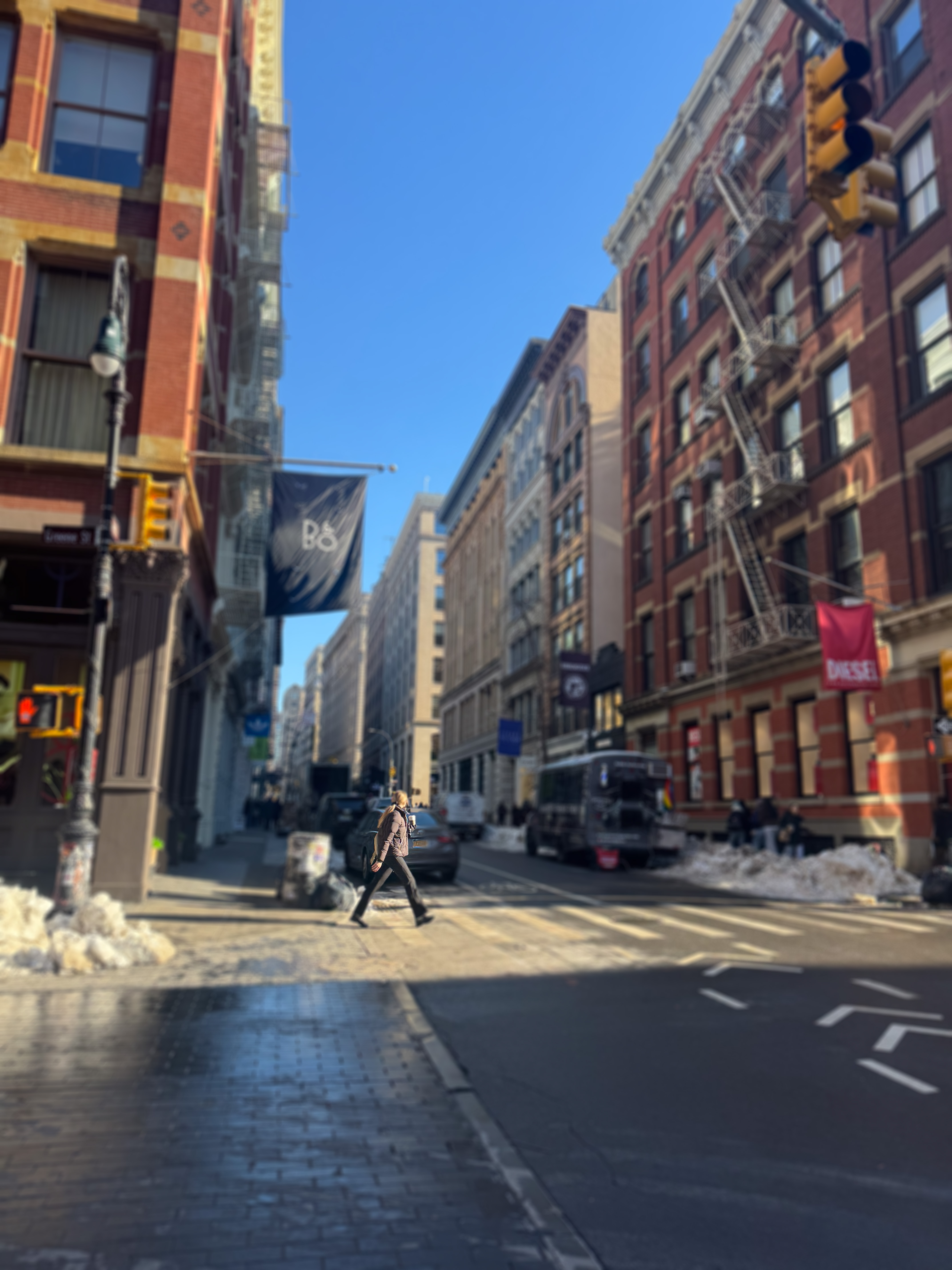 Street photo with Photoshop Field Blur